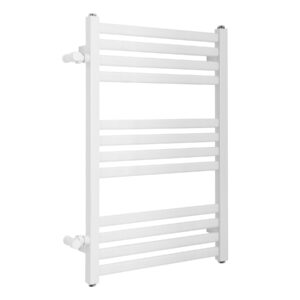Grzejnik łazienkowy Neso NS-735x500-B500-W biały - zasilanie boczne